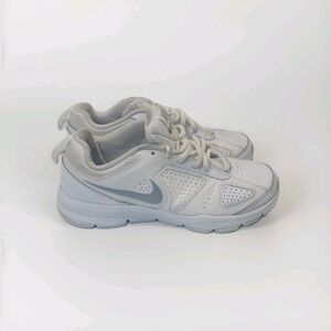 Nike T Lite 11 610232-101 Running Women's Sz 8.5 White Lace Up Low Top Sneakers